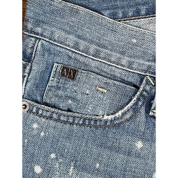 AX Armani Exchange Womens Size 4 Reg Bootleg Jeans Made In The USA - Picture 5 of 9